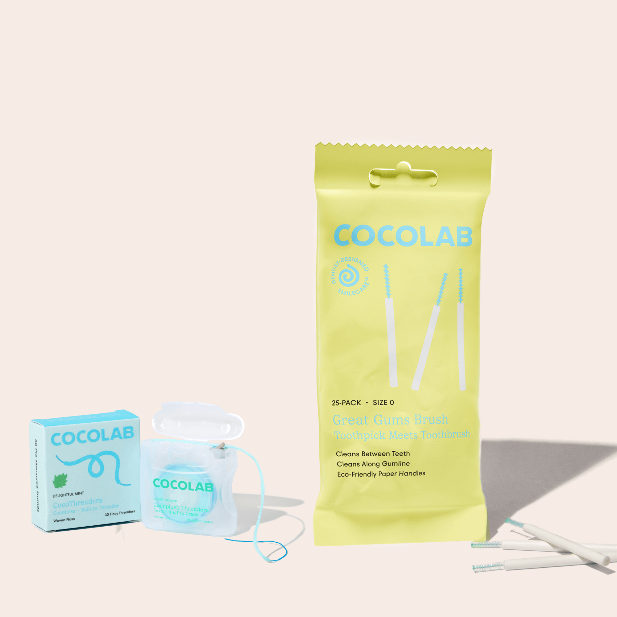 Shop All Cocofloss Products. The World's Best Textured, Woven Dental Floss – COCOLAB